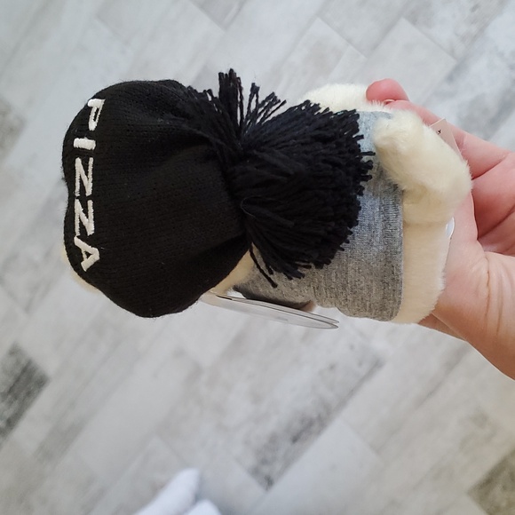 New Doug The Pug Black Pizza Hat Gray Pug Life Hat Dog Plush Toy - Picture 6 of 6